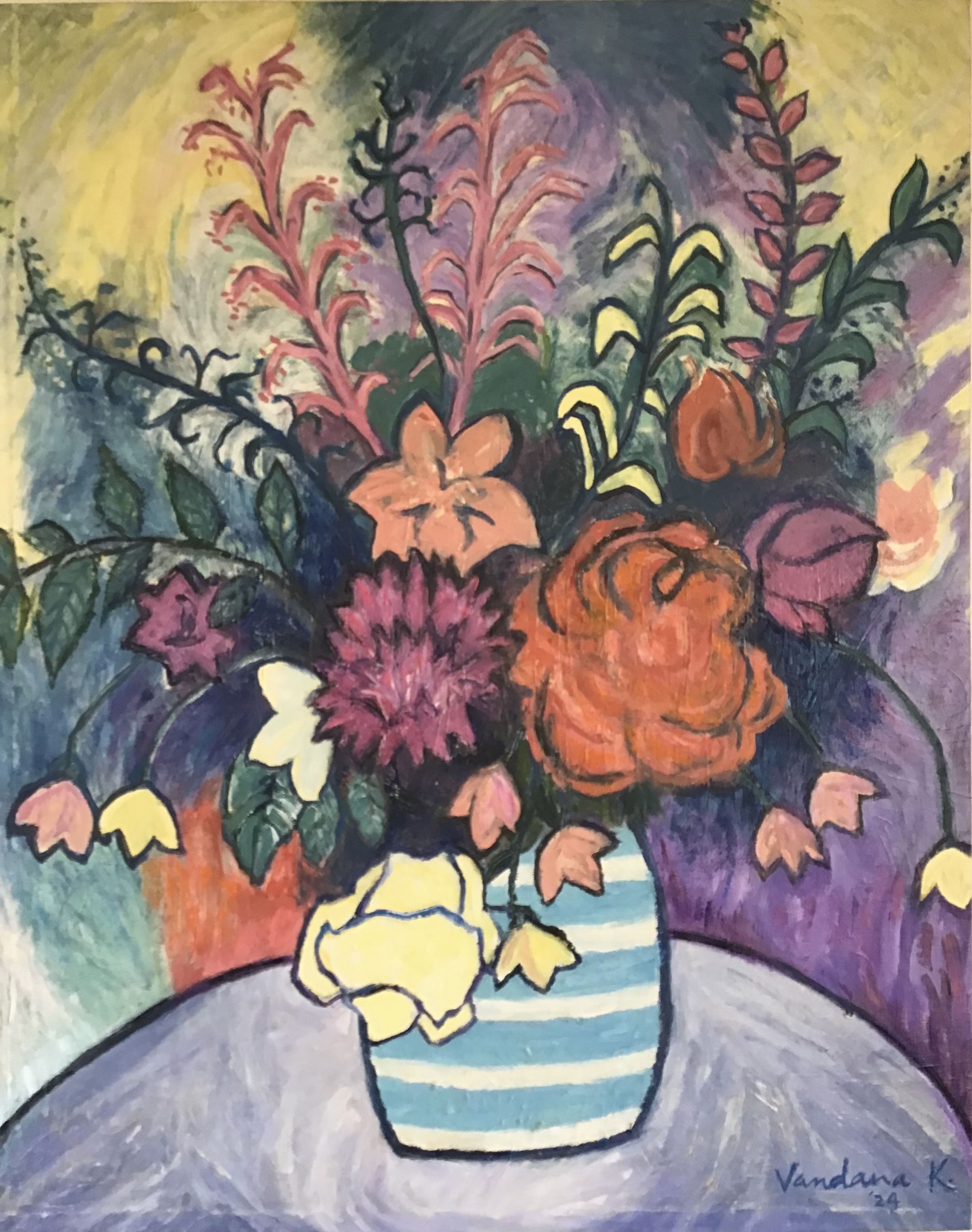 Flowers in a vase